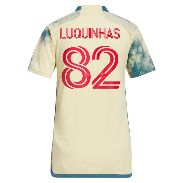 Luquinhas New York Red Bulls adidas Women's 2024 Daniel Patrick Kit Replica Jersey - Yellow - Image 3