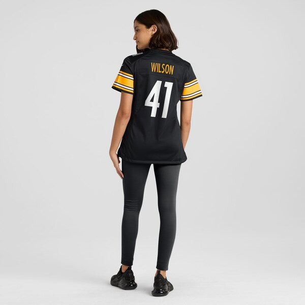 Payton Wilson Pittsburgh Steelers Nike Women's Game Jersey - Black - Image 5