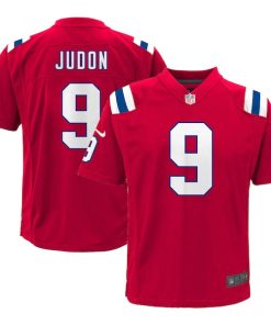 Alternative view of Matthew Judon New England Patriots Nike Youth Game Jersey - Red/Navy