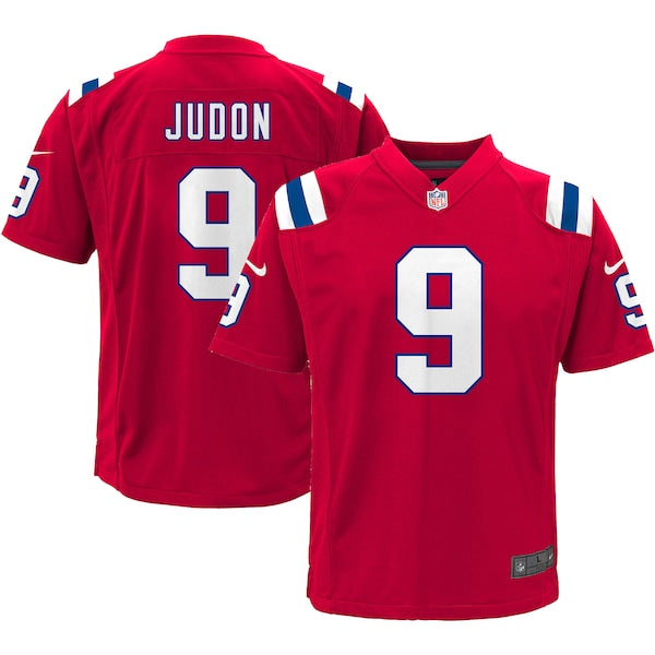 Matthew Judon New England Patriots Nike Youth Game Jersey - Red/Navy - Image 2