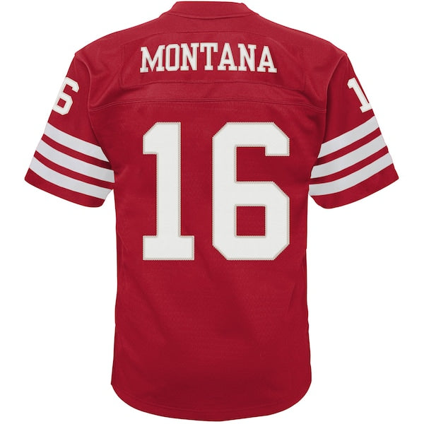 Joe Montana San Francisco 49ers Toddler 1990 Retired Legacy Jersey - Scarlet - Image 3