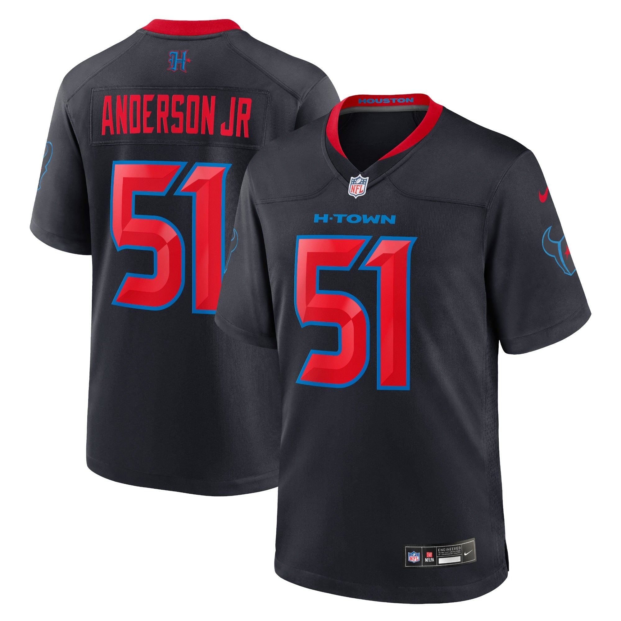 Will Anderson Jr. Houston Texans Nike Game Jersey - White - Image 7