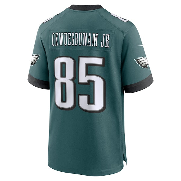 Albert Okwuegbunam Jr. Philadelphia Eagles Nike Team Game Jersey - Midnight Green - Image 3