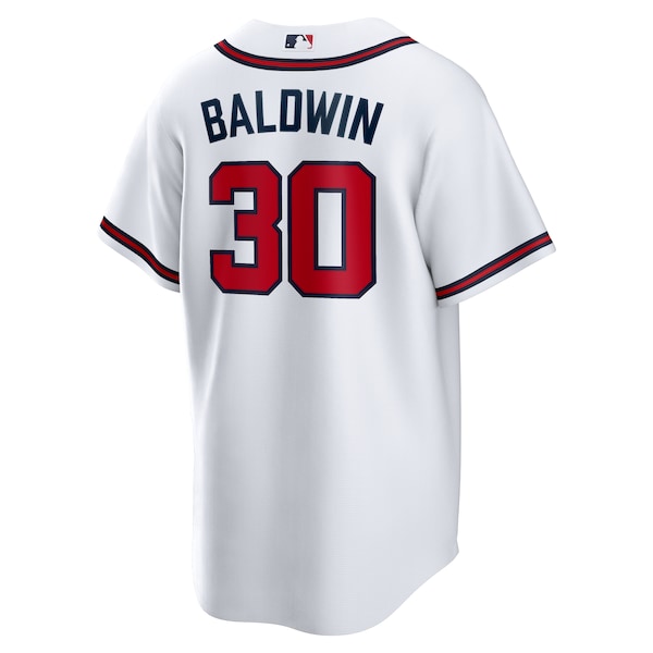 Drake Baldwin Atlanta Braves Nike Home Replica Jersey - White - Image 3