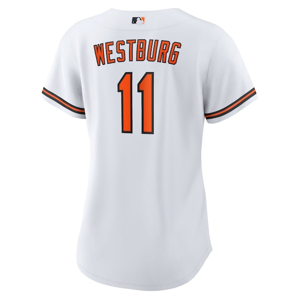 Jordan Westburg Baltimore Orioles Nike Women's Home Replica Jersey - White - Image 3