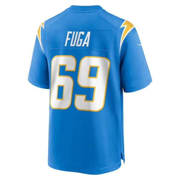 Josh Fuga Los Angeles Chargers Nike Team Game Jersey - Powder Blue - Image 3