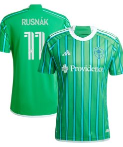 Albert Rusnak Seattle Sounders FC adidas 2024 The Anniversary Kit Replica Player Jersey - Green