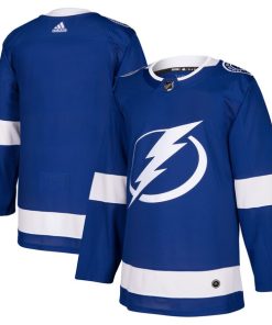 Tampa Bay Lightning adidas Home Authentic Blank Jersey - Blue