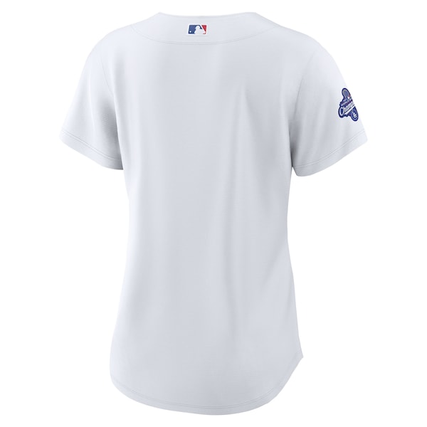 Los Angeles Dodgers Nike Women's Home 2025 World Series Champions Replica Jersey - White - Image 3
