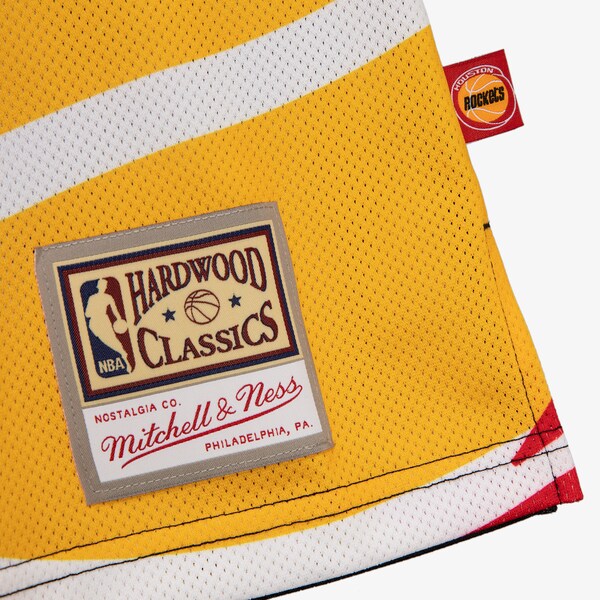 Houston Rockets Hardwood Classics Blown Out Fashion Jersey - Black - Image 3