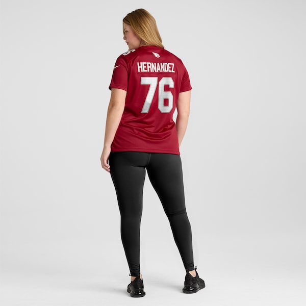 Will Hernandez Arizona Cardinals Nike Women's Game Jersey - Cardinal - Image 4
