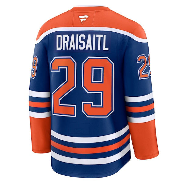 Leon Draisaitl Edmonton Oilers Home Premium Jersey - Royal - Image 4