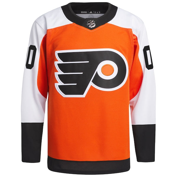 Philadelphia Flyers adidas Home Primegreen Authentic Custom Jersey - Burnt Orange - Image 2