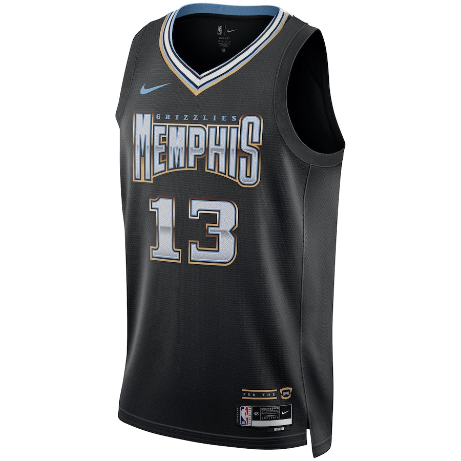 Jaren Jackson Jr. Memphis Grizzlies Nike Unisex 2022/23 Swingman Jersey - City Edition - Black - Image 3