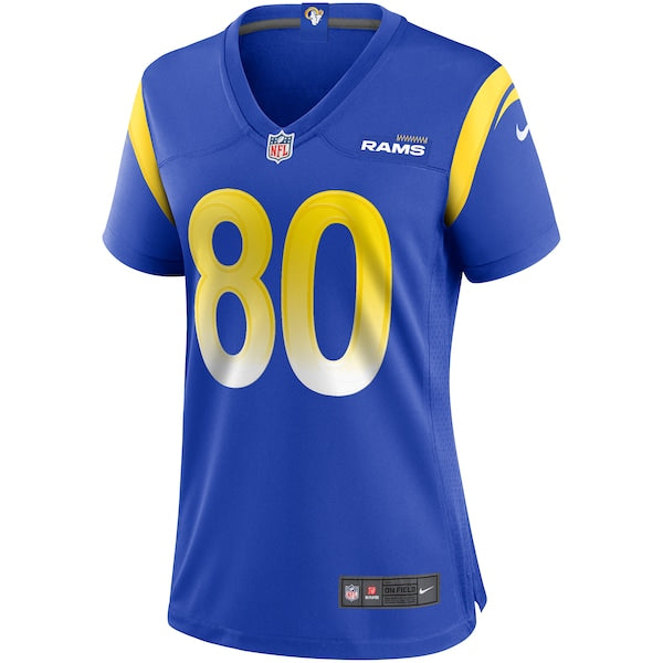 Isaac Bruce Los Angeles Rams Nike Women's Game Retired Player Jersey - Royal - Image 2