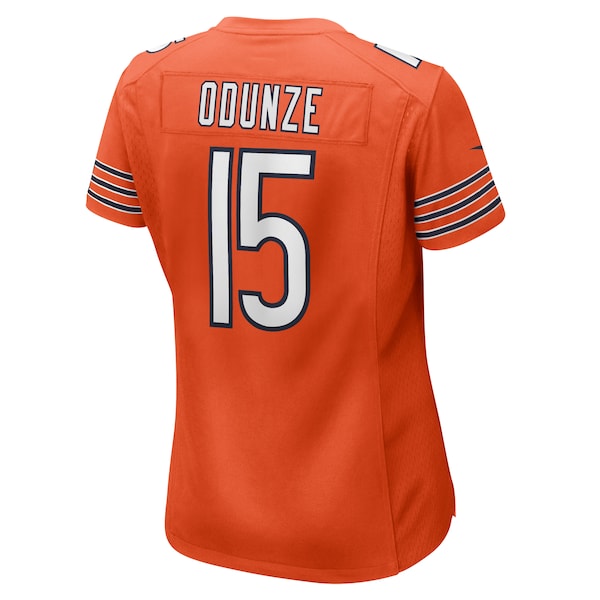 Rome Odunze Chicago Bears Nike Women's Alternate Game Jersey - Orange/Navy - Image 2