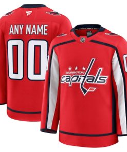 Washington Capitals  Home Premium Custom Jersey - Red/White/Black