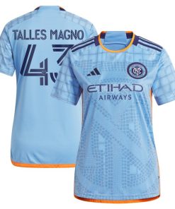 Talles Magno New York City FC adidas Women's 2024 The Interboro Kit Replica Jersey - Light Blue