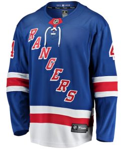 Alternative view of Braden Schneider New York Rangers  Home Premier Breakaway Player Jersey - Blue