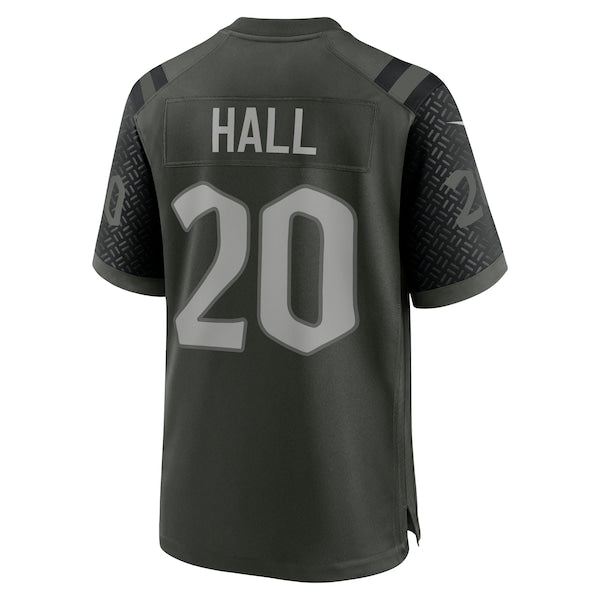 Breece Hall New York Jets Nike 2025 Rivalries Collection Game Jersey - Gotham Green - Image 3