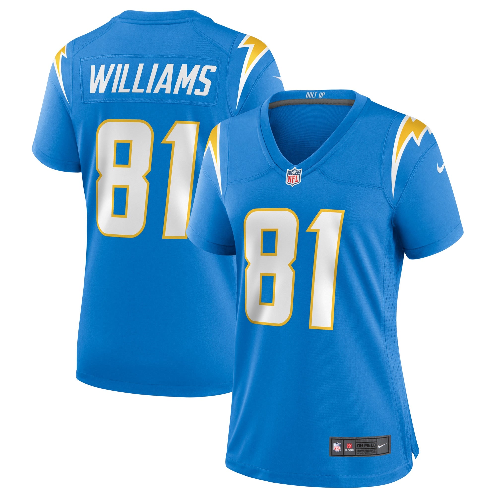 Mike Williams Los Angeles Chargers Nike Women's Game Jersey - Royal/Blue/Navy - Image 5