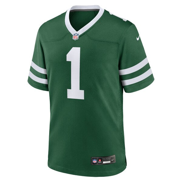 New York Jets Nike #1 Dad Game Jersey - Legacy Green - Image 2