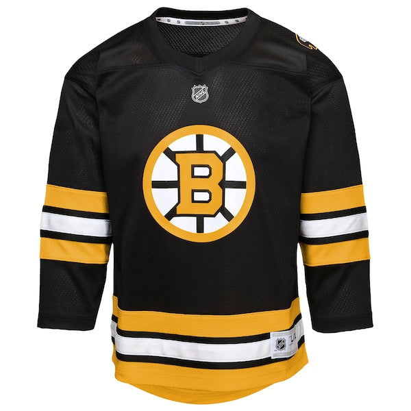 Boston Bruins Youth Home Replica Jersey - Black - Image 2