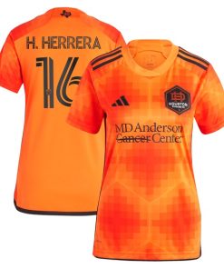 H¨¦ctor Herrera Houston Dynamo FC adidas Women's 2024 El Sol Replica Jersey - Orange