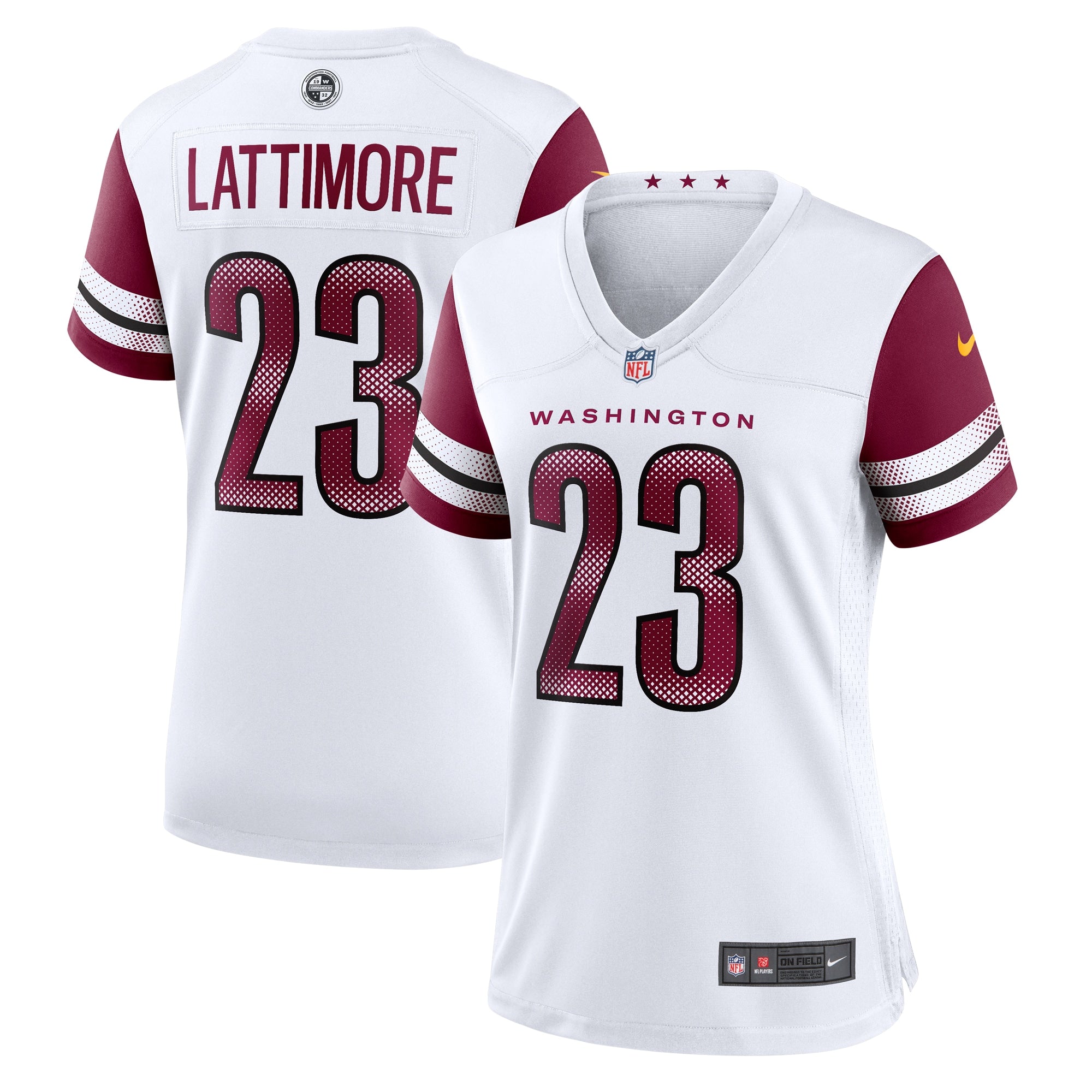 Marshon Lattimore Washington Commanders Nike Women's Game Jersey - Burgundy/White - Image 7