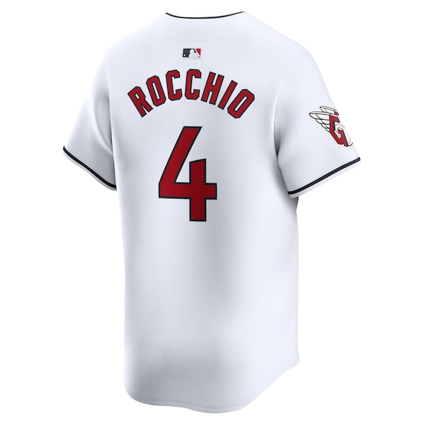 Brayan Rocchio Cleveland Guardians Nike Home Limited Player Jersey - White - Image 3