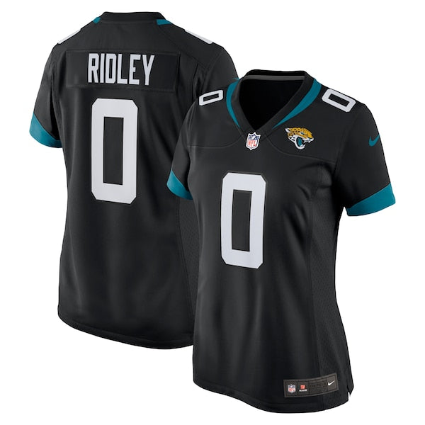 Calvin Ridley Jacksonville Jaguars Nike Women's Game Jersey - Black/Teal - Image 2