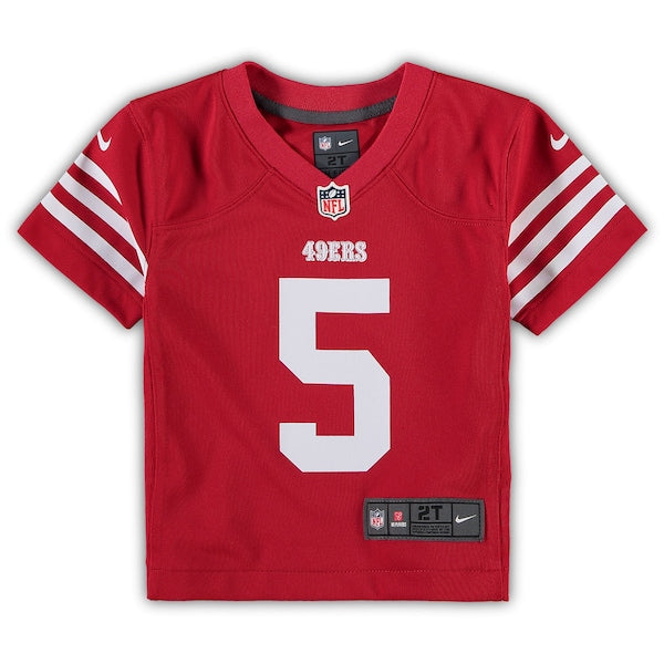 Trey Lance San Francisco 49ers Nike Toddler Game Jersey - Scarlet - Image 2