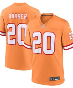 Ronde Barber Tampa Bay Buccaneers Nike Throwback Game Jersey - Orange/Red