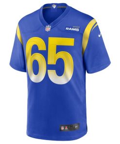 Alternative view of Coleman Shelton Los Angeles Rams Nike Game Jersey - Royal