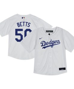 Mookie Betts Los Angeles Dodgers Nike Toddler Game Jersey - White