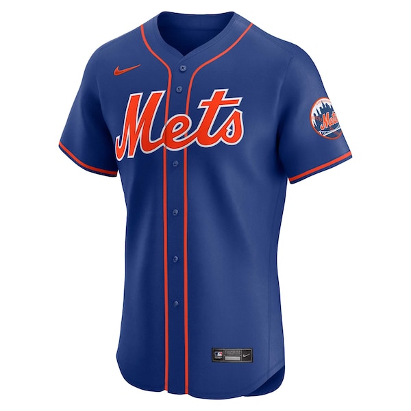 New York Mets Nike Alternate Vapor Premier Elite Patch Jersey - Royal - Image 3
