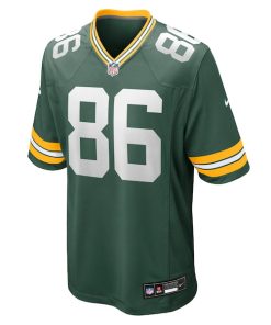 Alternative view of John FitzPatrick Green Bay Packers Nike Team Game Jersey -  Green
