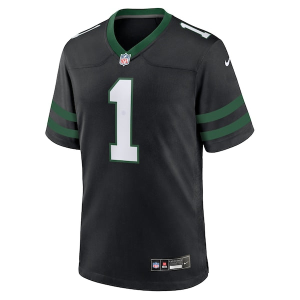 Ahmad Sauce Gardner New York Jets Nike Alternate Game Jersey - Legacy Black/Green/White - Image 3