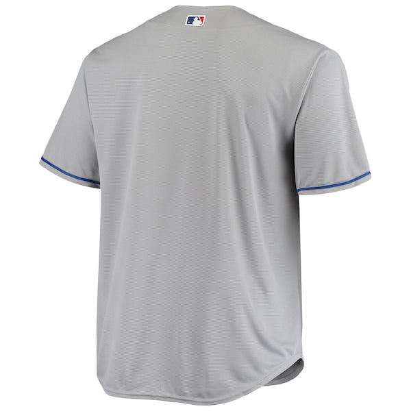 Los Angeles Dodgers Big & Tall Replica Team Jersey - Gray - Image 3