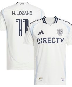 Hirving Lozano  adidas 2025 Woven Into One Replica Player Jersey - White