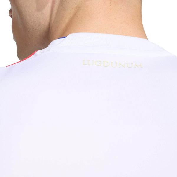 Olympique Lyonnais adidas 2025/26 Home Replica Jersey - White/Blue - Image 9
