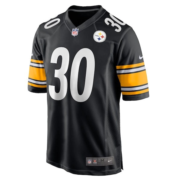 Jaylen Warren Pittsburgh Steelers Nike Game Player Jersey - Black - Image 2