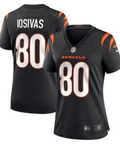 Andrei Iosivas Cincinnati Bengals Nike Women's Team Game Jersey -  Black