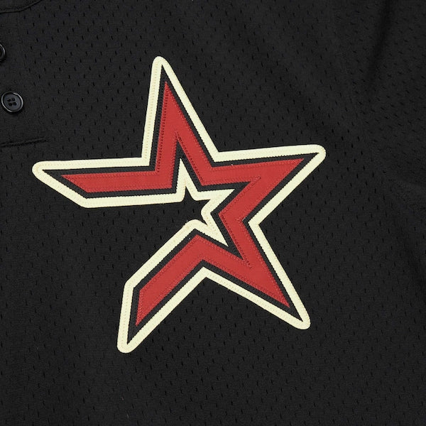 Craig Biggio Houston Astros Cooperstown Mesh Batting Practice Jersey - Black - Image 5