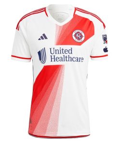 Alternative view of Gustavo Bou New England Revolution adidas 2024 Defiance Authentic Jersey - White