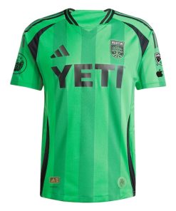 Alternative view of Brandon Vazquez Austin FC adidas 2025 The Heartbeat Kit Authentic Player Jersey - Green
