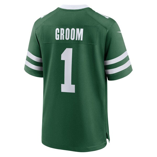 Number 1 Groom New York Jets Nike Game Jersey - Legacy Green - Image 3