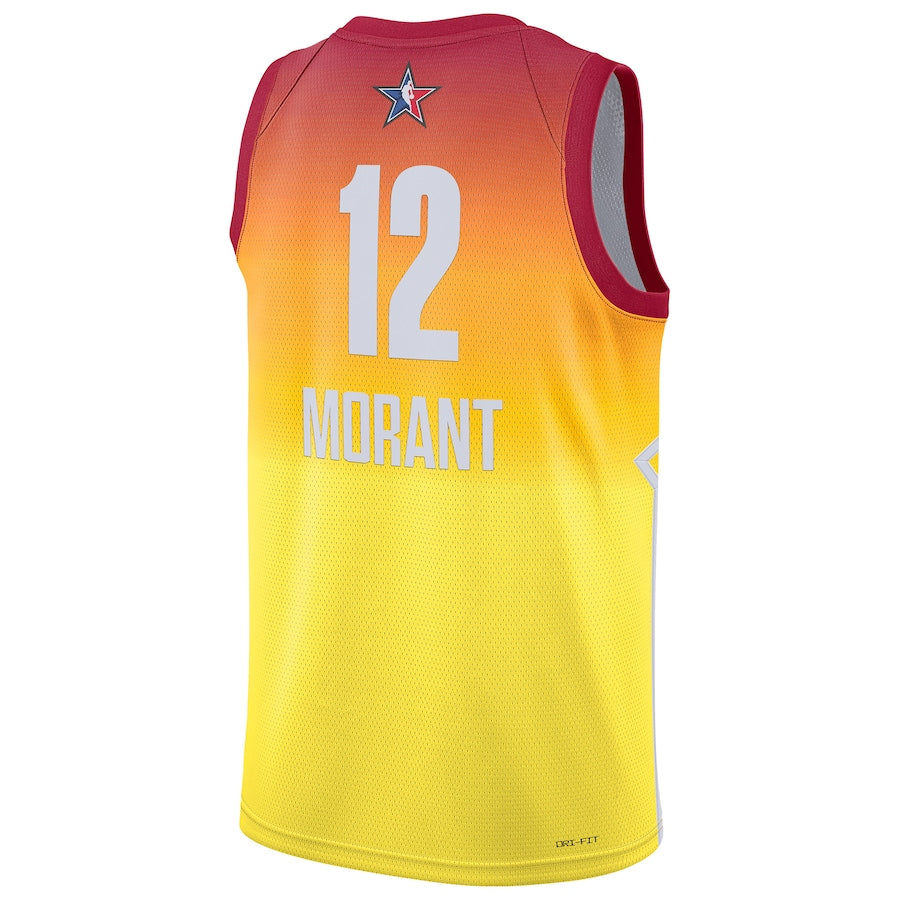 Ja Morant Jordan Brand 2023 NBA All-Star Game Swingman Jersey - Orange - Image 3