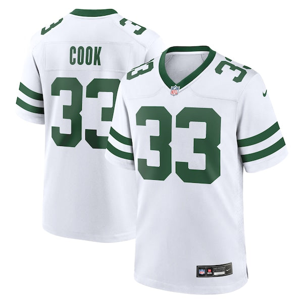 Dalvin Cook New York Jets Nike Legacy Player Jersey - White/Green - Image 2