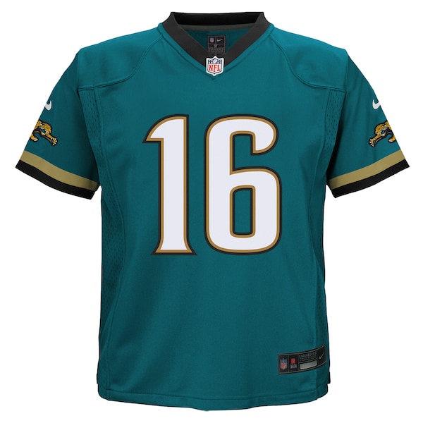 Trevor Lawrence Jacksonville Jaguars Nike Toddler Prowler Throwback Player Game Jersey - Teal - Image 2